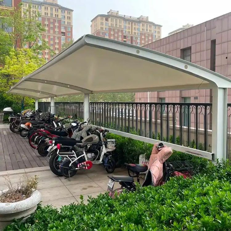 八宿县膜结构电动车棚